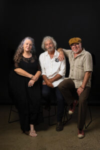 Image of Rose Bygrave, Dave Steel and Wayne Jury - seated.